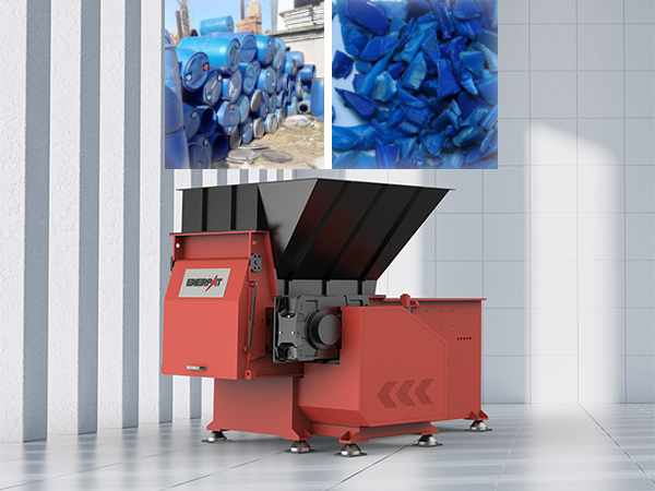エネルパット社のシングルシャフトプラスチックシュレッダーは、優れた性能を発揮する製品として採用されています
